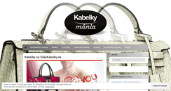 Desktop Screenshot of kabelkybags.com